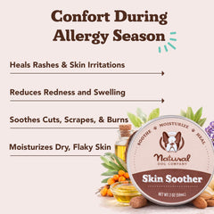 Ingredients chamomile calendula and cocoa butter in Skin Soother Balm