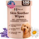 Natural Dog Company Skin Soother Wipes packaging for on-the-go care.