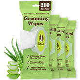 Natural Dog Company XL Grooming Wipes for paws, quick cleansing after muddy walks