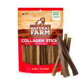 Natural Farm Collagen Chews 6-inch pack supports long-lasting chews