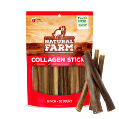 Natural Farm Collagen Chews 6-inch pack supports long-lasting chews