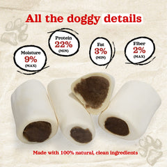 Natural Farm dog bone treats arranged for training rewards.