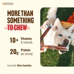 Natural Farm hand-selected thickness for consistent chew size.