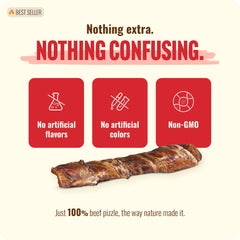 Natural Farm Power Beef Sticks protein and collagen emphasis for skin and coat support
