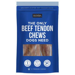 Natural Rapport beef tendon dog chews hero image showing a simple, single-ingredient treat