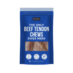 Natural Rapport beef tendon dog chews pack shot for multi-dog homes