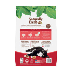 Naturally Fresh unscented walnut-shell litter with no fragrances for odor control.