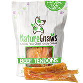 Nature Gnaws Beef Tendons dog chew for a focused, long-lasting playtime