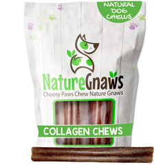Nature Gnaws Collagen Sticks 6in pack keeps dogs busy with a long-lasting chew