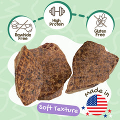 Close-up of Lamb Lung Filets texture highlighting chewy savory bite