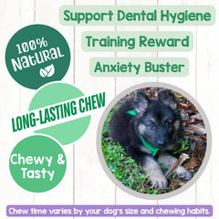 Beef-jerky texture highlights natural flavor for dogs.
