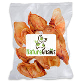 Nature Gnaws Pig Ears for dogs provide long-lasting chewing entertainment.