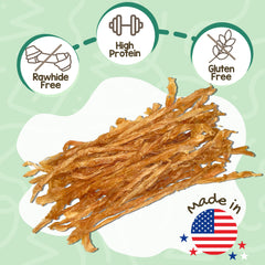 Nature Gnaws Turkey Tendons dental chew rawhide free and grain free