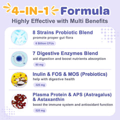 NATURE TARGET probiotic powder topping enhances meals for digestion.