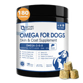 Nature Target Omega3 dog chews for daily skin and coat support.
