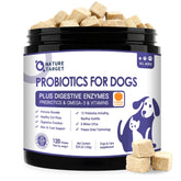 Nature Target Probiotics for Dogs with 6-billion CFU in compact bites for balanced gut health