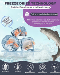NATURE TARGET salmon-flavored chews entice dogs for easy daily digestion support.