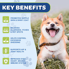 Nature Target skin coat supplement nourishes dry skin and promotes shine.