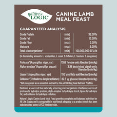 Packaging of NATURE'S LOGIC allergen-free formula highlighting absence of common triggers.