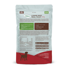 Nature's Logic dry dog food packaging highlights an all-natural formula.