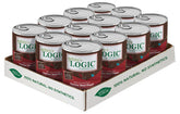 Nature's Logic grain-free beef canned dog food in a 12-pack, high-protein meal option