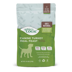 Turkey-based protein in Nature's Logic Turkey Meal Feast for active dogs