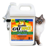 Nature's MACE cat deterrent bottle for outdoor spray deterring visits to gardens and patios.
