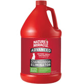 Nature’s Miracle Advanced Stain & Odor Eliminator bottle front shows enzymatic cleaning for tough cat messes.