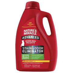 Nature's Miracle spray bottle removes tough pet stains.