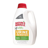 Nature's Miracle Dog Urine Remover bottle front ready for stain cleanup