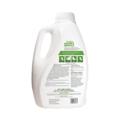 Nature's Miracle Simply label close-up emphasizes plant-based formula for safer home cleaning.