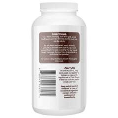 Apply Coat Guard Rx powder to the coat for moisture control.