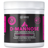 Nature's Pure Edge D-Mannose bottle pour supports pet urinary health