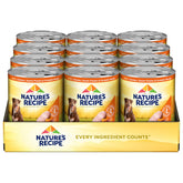 Nature’s Recipe grain-free wet dog food can with chicken – ideal for dogs with sensitivities.