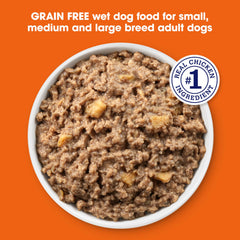 Opened Nature’s Recipe chicken can – ready to serve.
