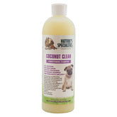Nature's Specialties Coconut Clean bottle close-up for professional grooming.