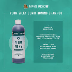 Nature's Specialties Plum Silky dilution image showing mixing with warm water