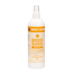 Nature's Specialties Quicker Slicker bottle mist for detangling and conditioning.