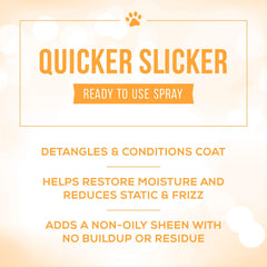 Nature's Specialties Quicker Slicker brushing becomes easier after bath