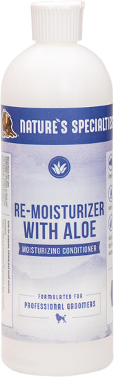 Nature's Specialties Re-moisturizer Aloe Conditioner bottle for dogs and cats with deep conditioning