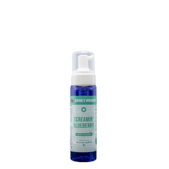 Nature's Specialties Screamin' Blueberry dog facial wash bottle shows a gentle cleanse for quick grooming touch-ups