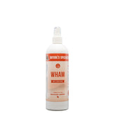 Nature's Specialties Wham anti-itch spray label for ready-to-use pet care.