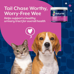 NaturVet Cranberry Relief Plus Echinacea measuring-spoon prep for precise dosing.