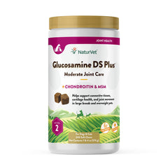 NaturVet Glucosamine DS Plus bottle on shelf for joint support