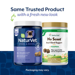 NaturVet No Scoot soft chews closeup: convenient treat that boosts dietary fiber intake.