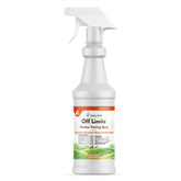 NaturVet Off Limits bottle close-up showing herbal deterrent for pets.