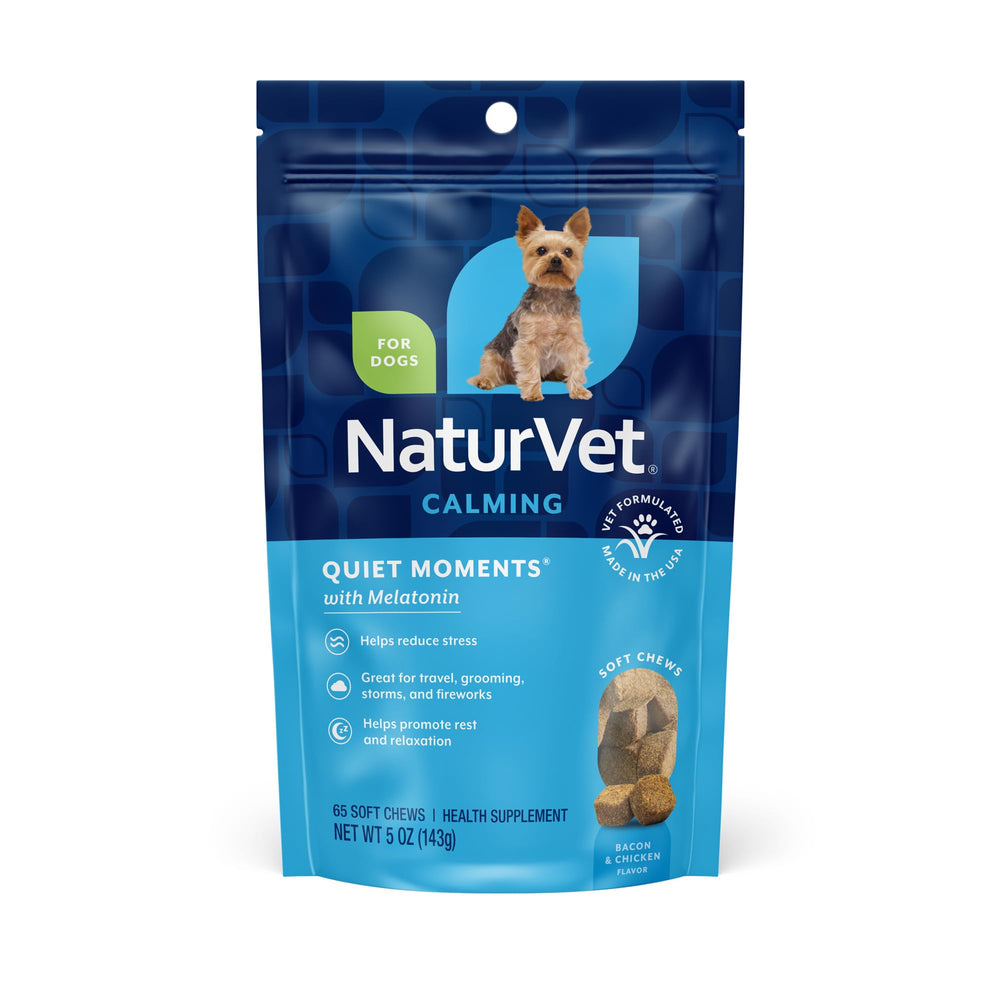 NaturVet Quiet Moments bottle pour facilitates easy dosing for anxious dogs