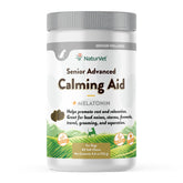 NaturVet Quiet Moments bottle with soft chews for dog anxiety and stress support