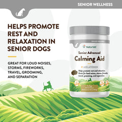 Jar of NaturVet Quiet Moments soft chews, resealable for freshness and daily use
