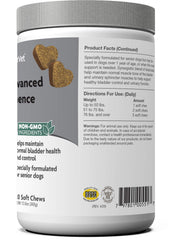 NaturVet Senior Advanced Incontinence soft chews on surface, appetizing and easy to give.